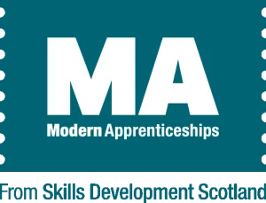 Modern Apprenticeships from skills development Scotland logo